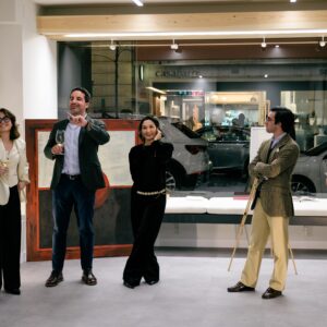 evento maridart con enrique valero de la bdoega abadía retuerta, pepe tristán y blanca valls